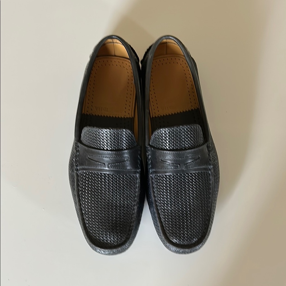Men's Navy Loafers  made in Italy